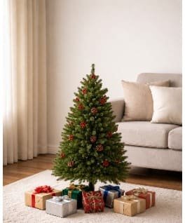 7790780141477 120CM ARBOL NAVIDAD C/FRUTOS 222RAMAS