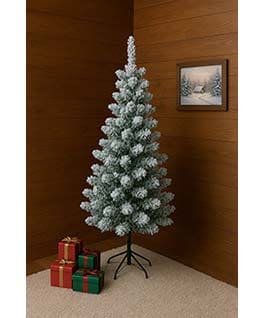 7790780134837 180CM ARBOL NEVADO 800 RAMAS PIE METAL