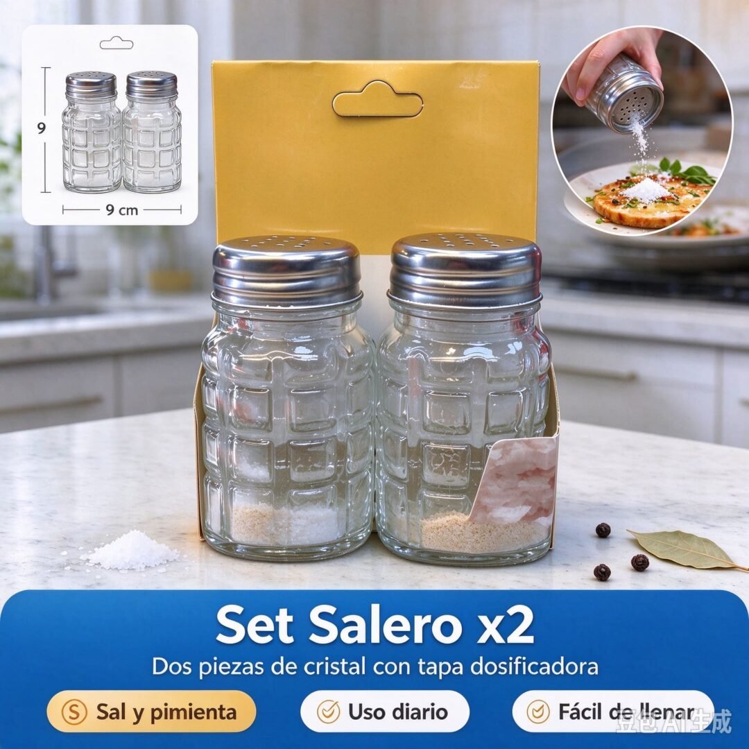 Set Salero x2 9cm