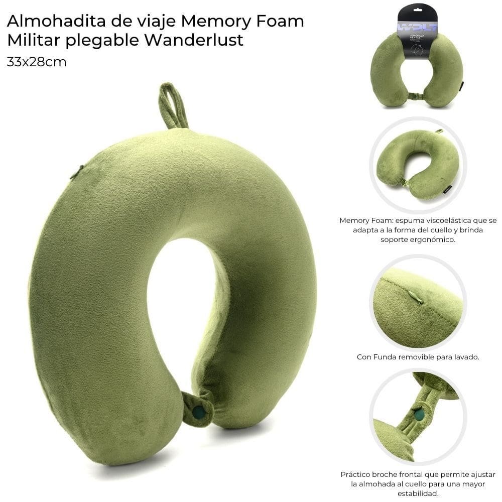 7790774485952 ALMOHADA DE VIAJE MEMORY FOAM