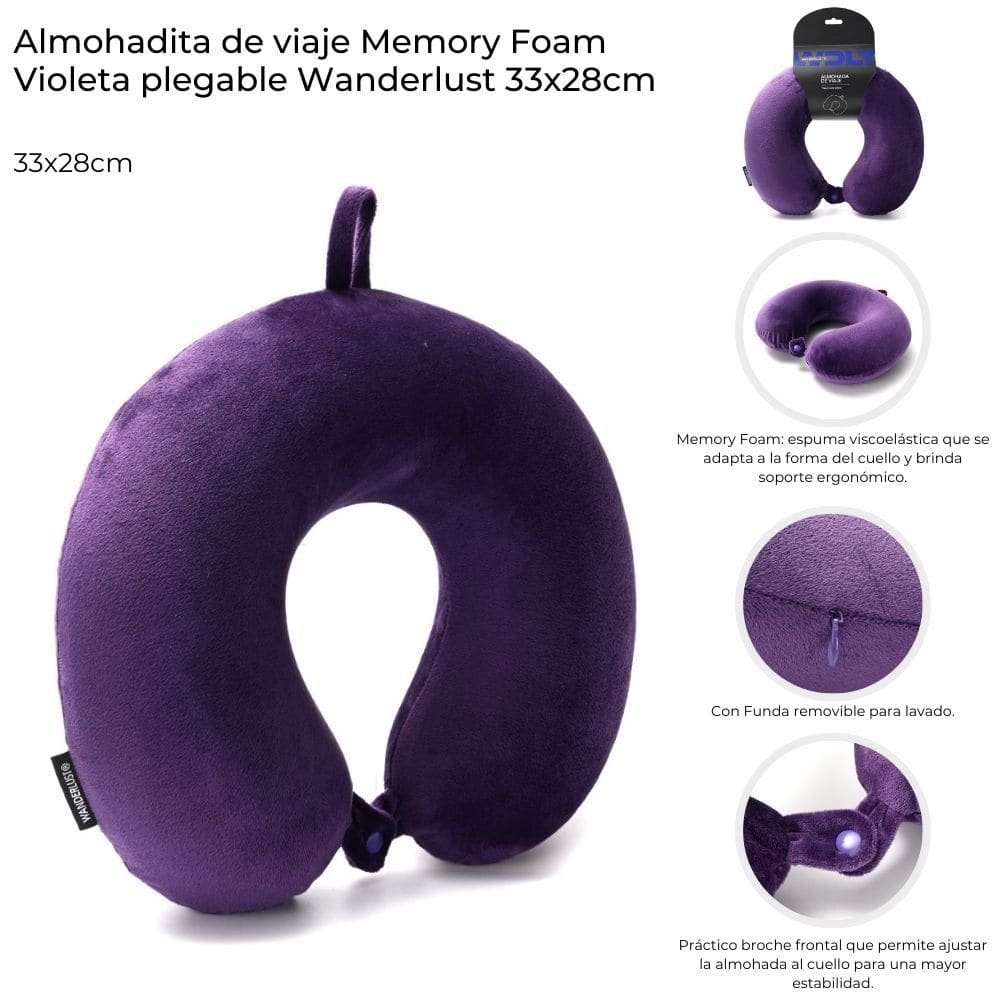 ALMOHADA DE VIAJE MEMORY FORAM