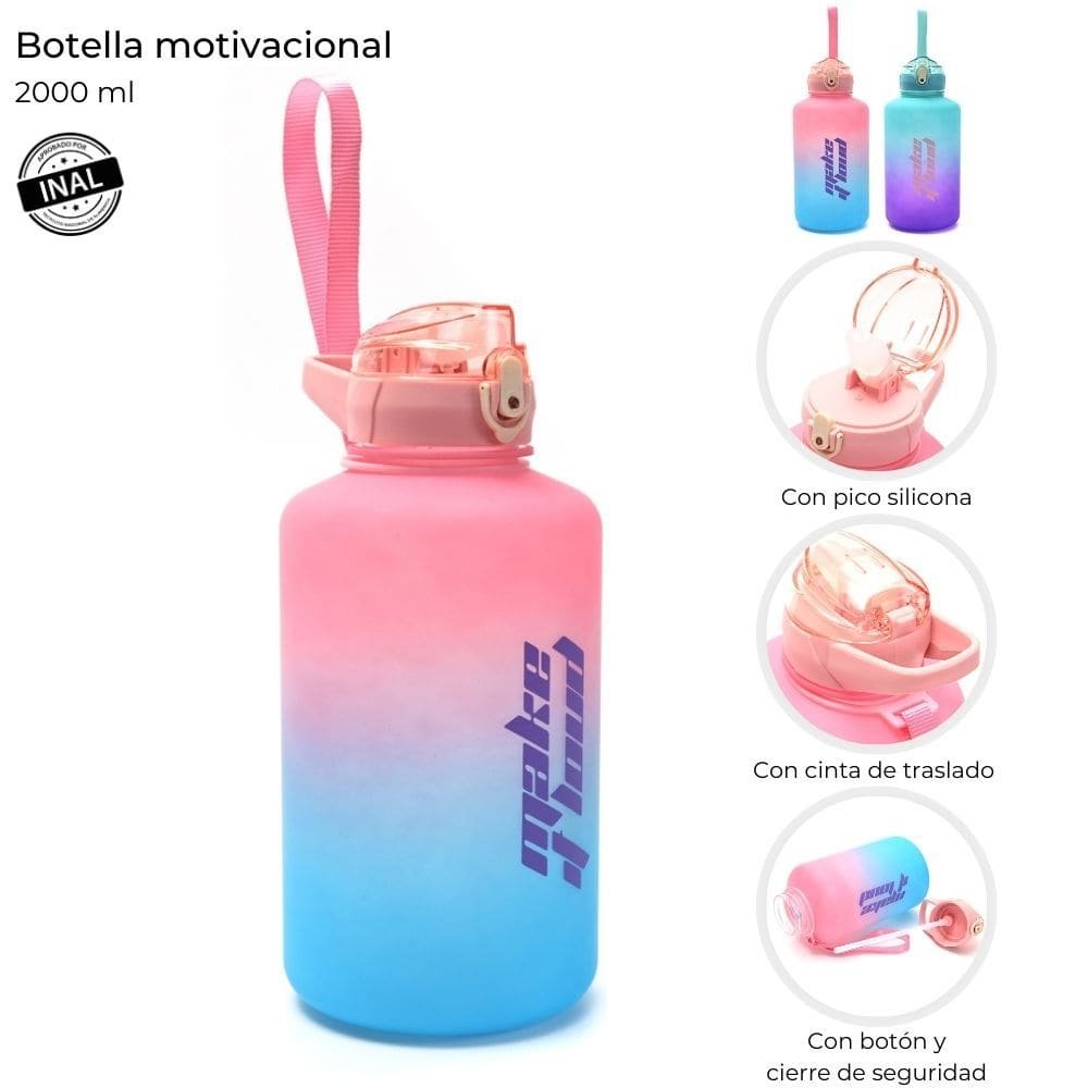 BOTELLA MOTIVACIONAL SKORA 2L