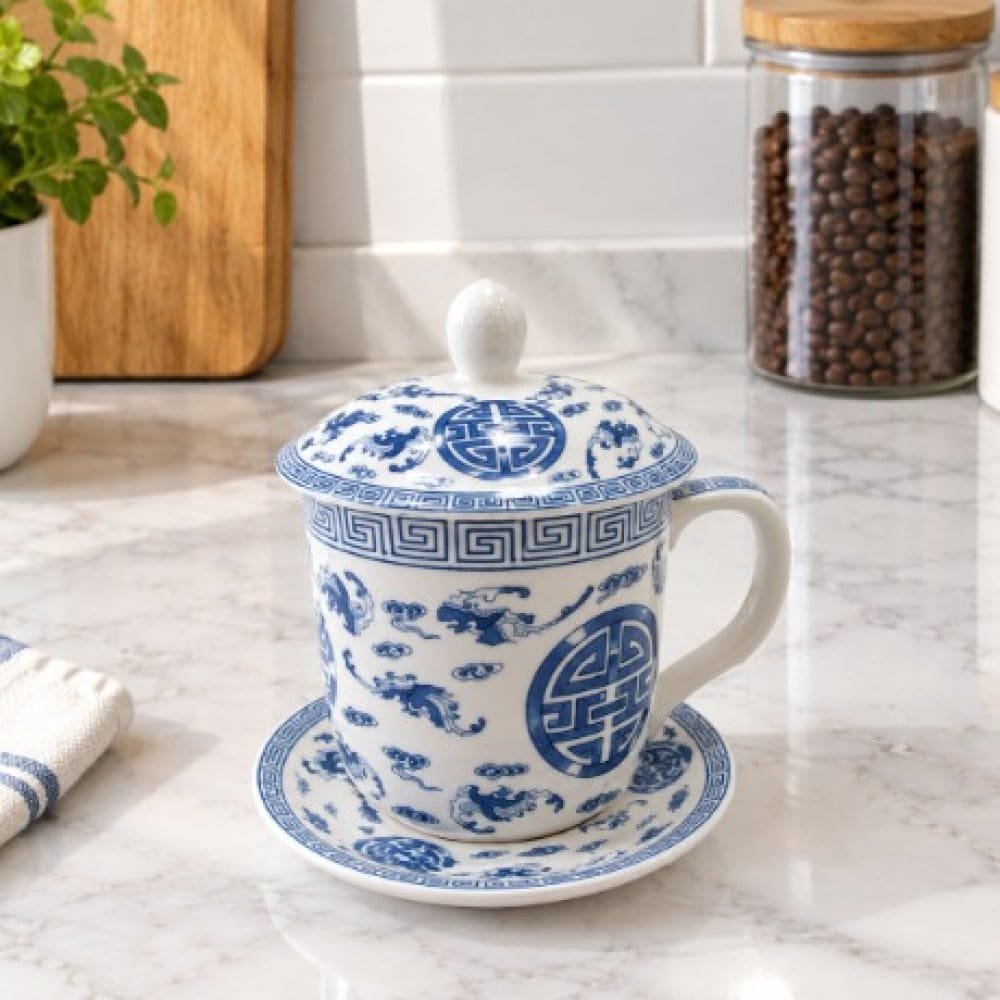 7790780151117 TAZA PORC C/TAPA Y PLATO 350ML