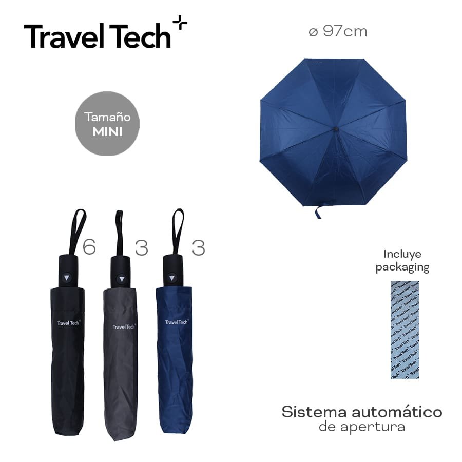 Paraguas Travel Tech T2