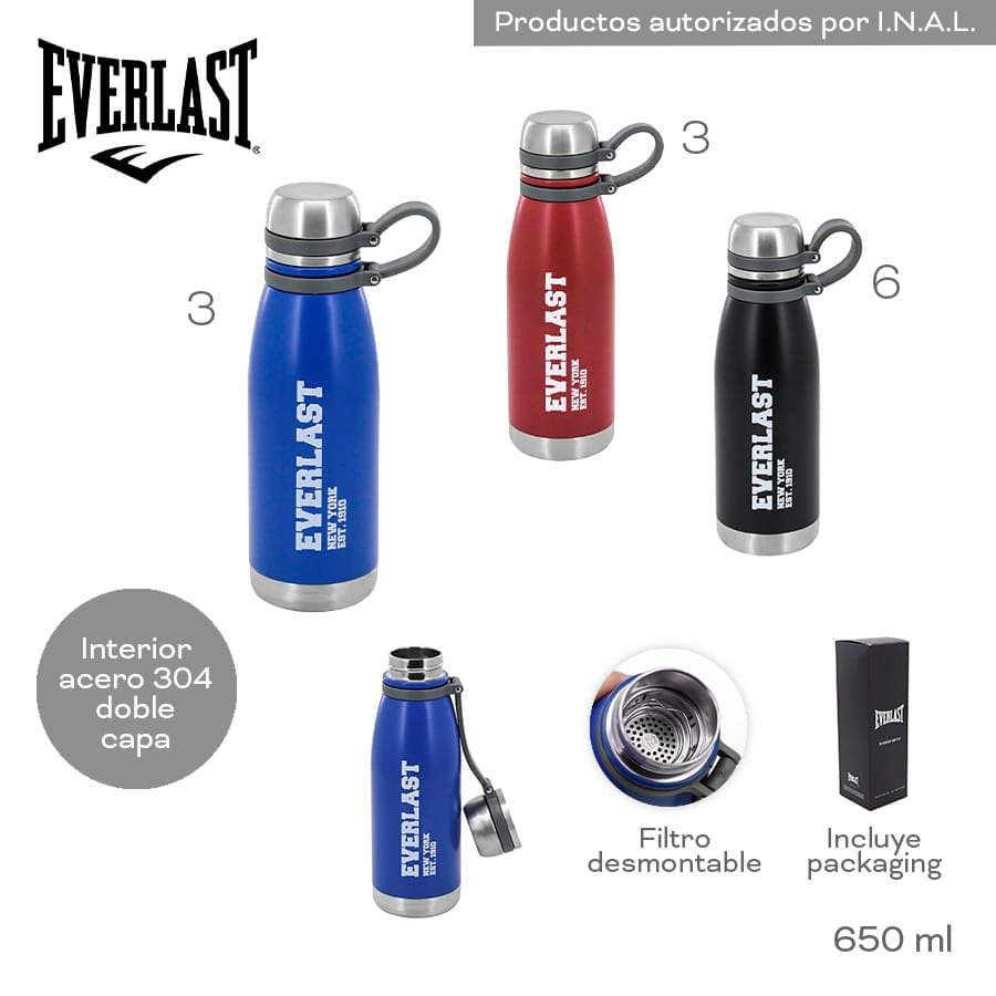 Botella Termica Everlast T2 600ml