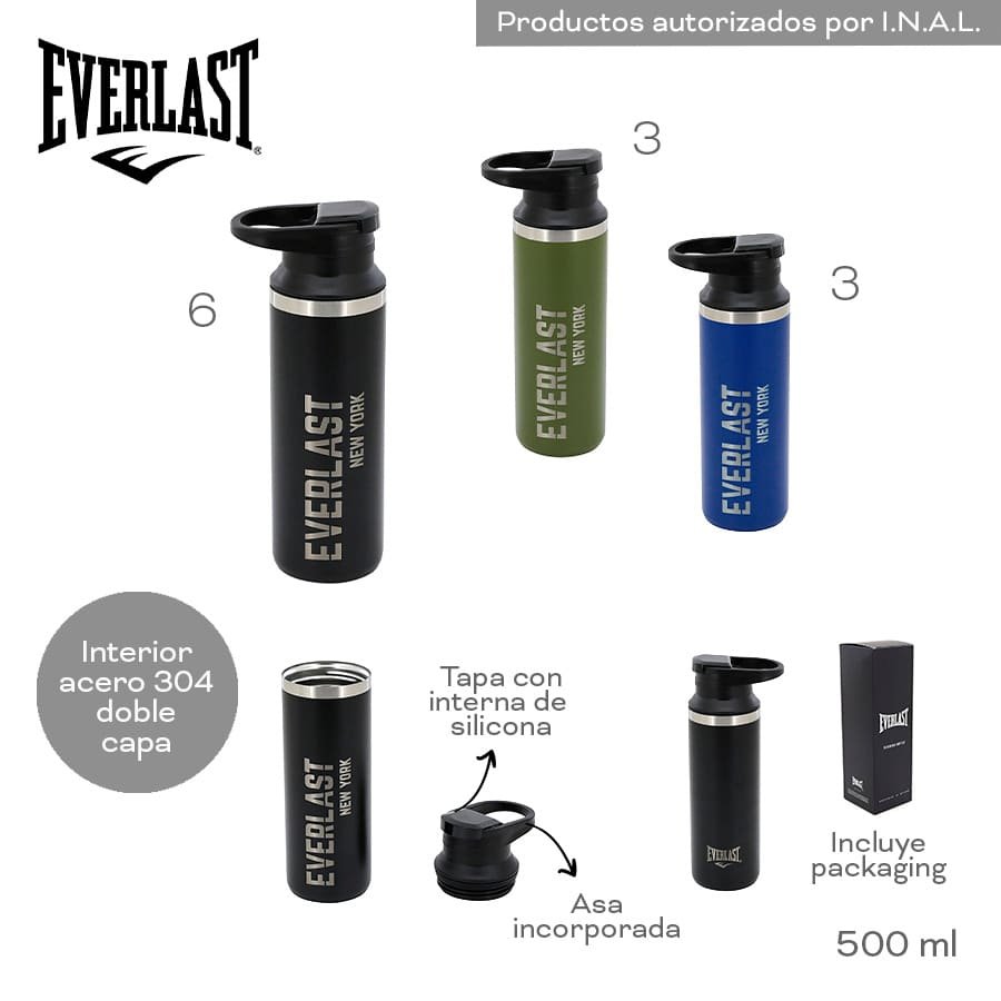 Botella Termica Everlast T2 500ml