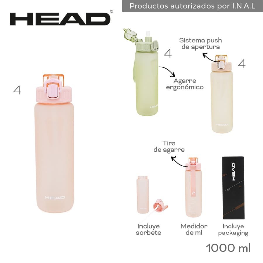Botella Head 1000ml