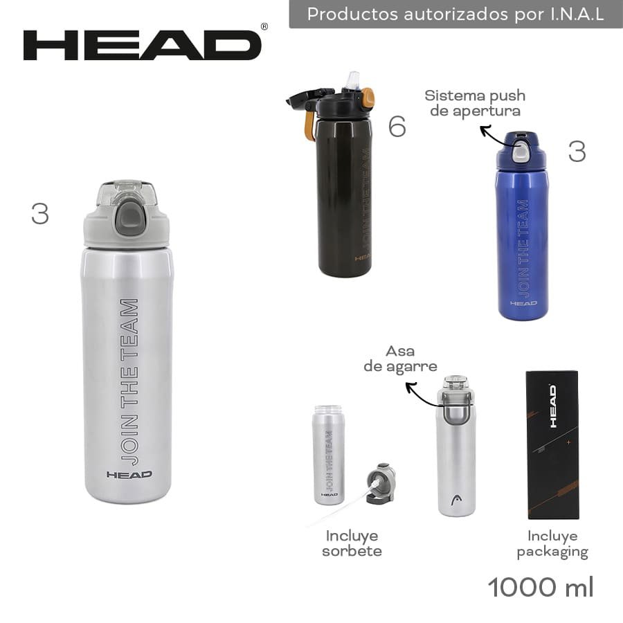 Botella Head 1000ml