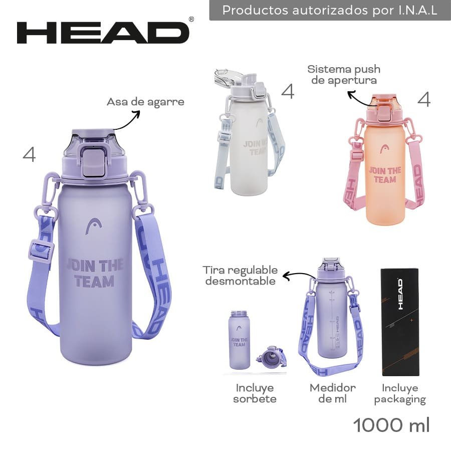 Botella Head 1000ml