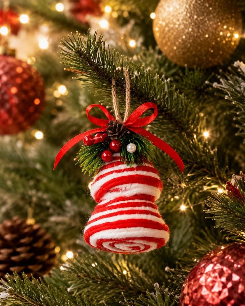 ADORNO NAVIDAD CAMPANA 12CM