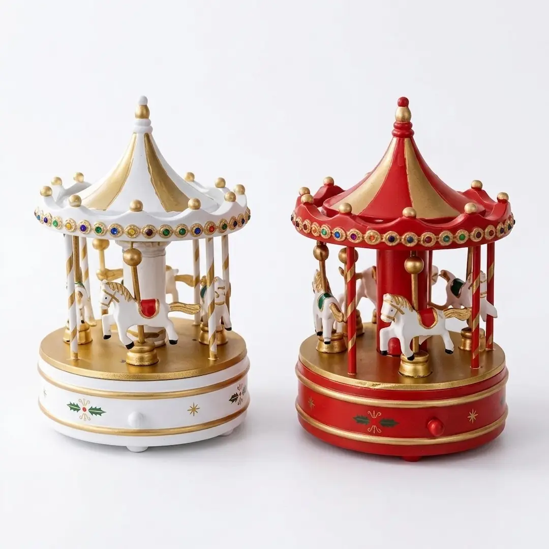 CAJA MUSICAL NAVIDEÑO 23X13CM