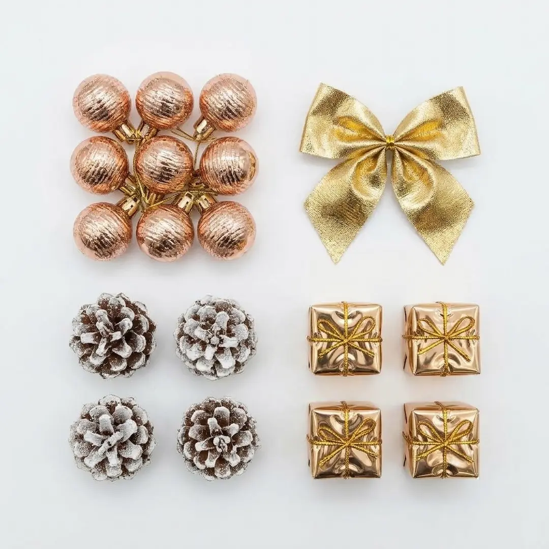 ADORNOS NAVIDEÑO 3CM x17