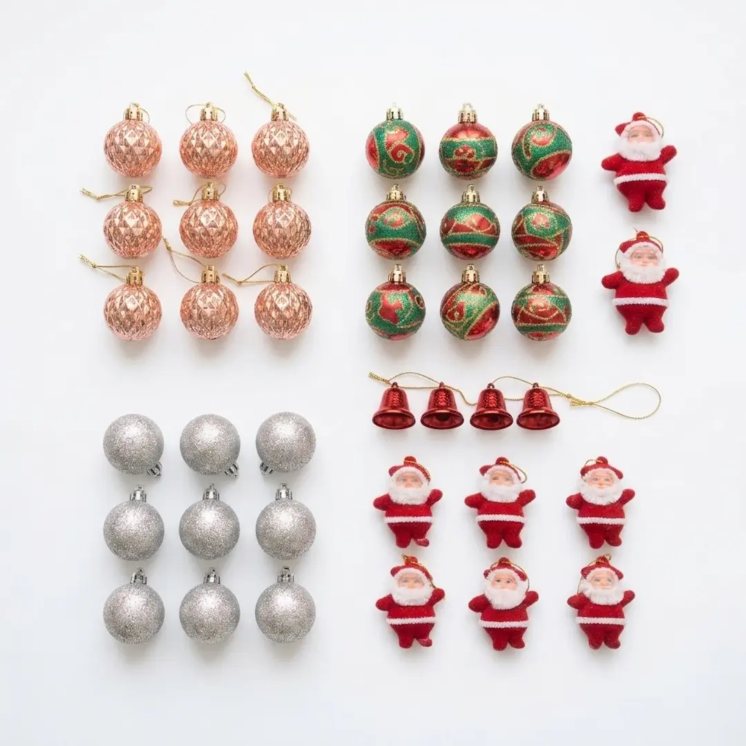 ADORNOS NAVIDEÑO 3CM x18
